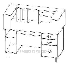 Стол медицинский для медсестры СМС-01 Елат модификация 2