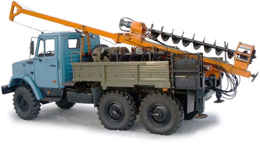 Машина бурильная БГМ-1М (шасси ЗИЛ-4334)