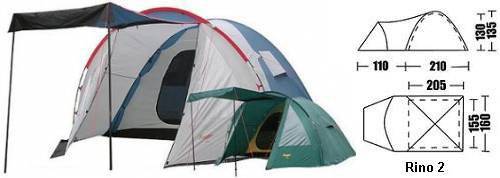 Палатка летняя Canadian Camper Rino 2