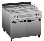 Гриль лавовый газ. Inox Electric PL/4 900