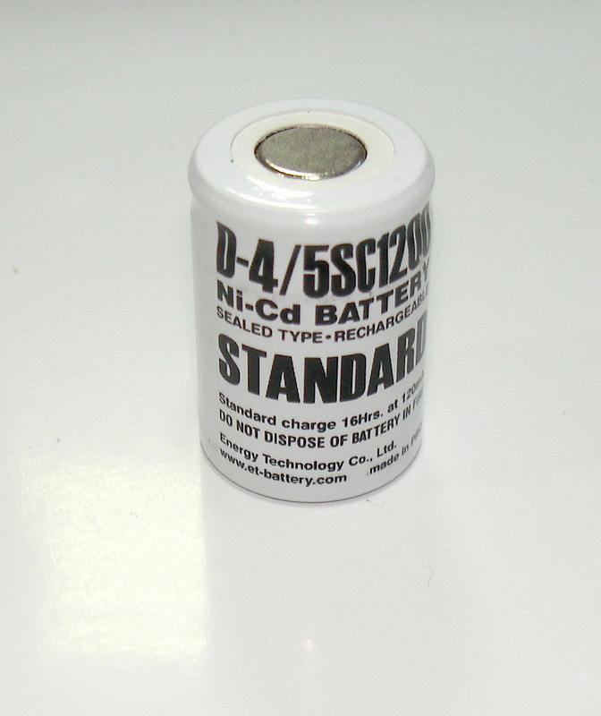 Аккумулятор D – 4/5SC1200 STANDARD