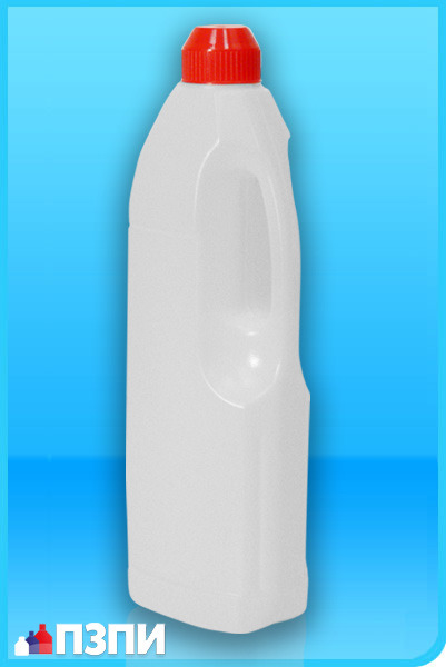 Пластиковый флакон под средства для прочистки труб Ф10