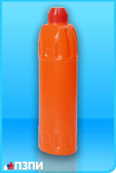 Пластиковый флакон под средства для прочистки труб Ф3