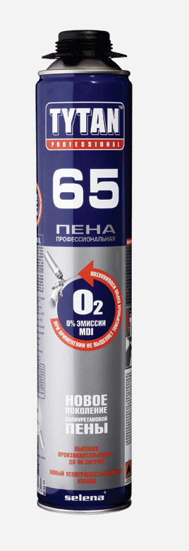 Полиуретановая Пена TYTAN Professional O2 65 Полиуретановая Пена TYTAN Professional O2 65