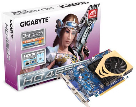Видеокарта GIGA-BYTE HD4650 1024Mb