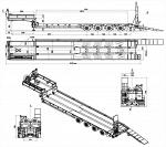 Полуприцеп тяжеловоз четырехосный низкорамный ТСП 94184-0000010