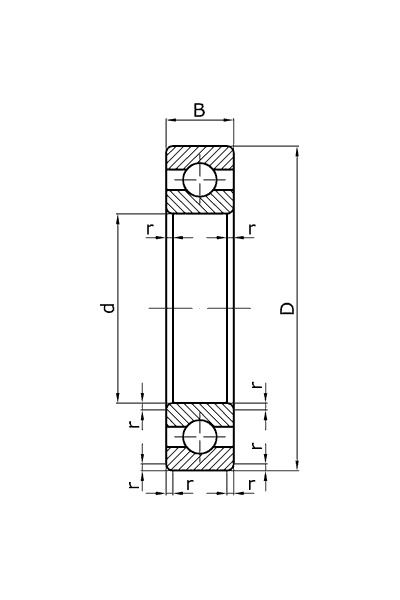 Подшипник роликовый конический  110