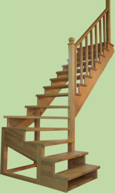 Лестницы  модель К-001