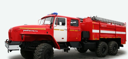 Автоцистерна пожарная АЦ 8,0-40 КамАЗ-43118 экипаж 3 чел., насос в заднем отсеке