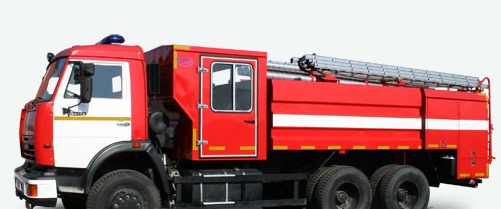 Автоцистерна пожарная АЦ 8,0-40 КамАЗ-43118 экипаж 3 чел., насос в заднем отсеке