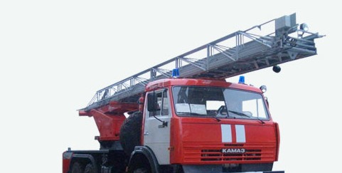 Автолестница пожарная АЛ-30 на шасси КамАЗ-43114