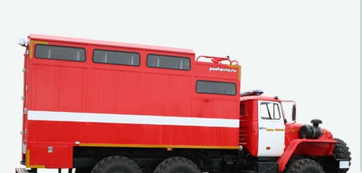 Автомобиль рукавный пожарный АР-2 на шасси Урал-5557