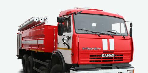 Автоцистерна пожарная АЦ-9,0-40 на шасси КамАЗ-65115 п
