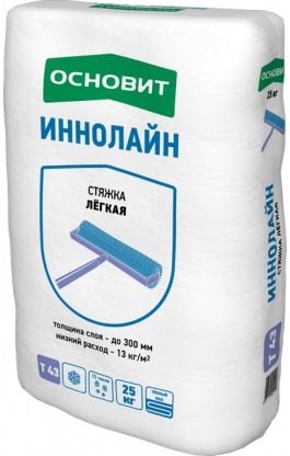 Стяжка лёгкая ОСНОВИТ ИННОЛАЙН Т-43 Стяжка лёгкая ОСНОВИТ ИННОЛАЙН Т-43