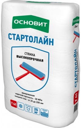 Стяжка высокопрочная ОСНОВИТ СТАРТОЛАЙН Т-41 Стяжка высокопрочная ОСНОВИТ СТАРТОЛАЙН Т-41