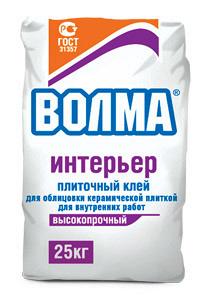 Клей Плиточный Цементный 'Волма Интерьер ' 25 кг Клей Плиточный Цементный 'Волма Интерьер ' 25 кг