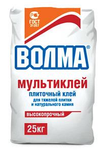 Клей Плиточный Цементный 'Волма - Мультиклей' 25 кг Клей Плиточный Цементный 'Волма - Мультиклей' 25 кг