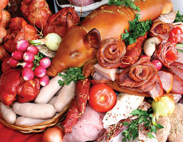 Полуфабрикат мясной крупнокусковой из свинины быстрого приготовления Вырезка Праздничная