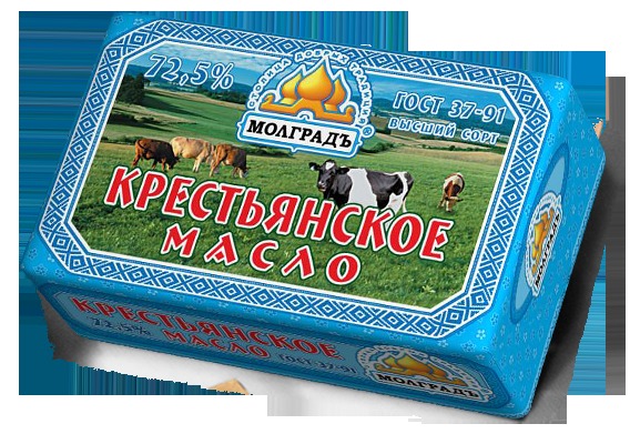 Масло Крестьянское, 72,5 %