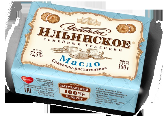 Масло сливочно-растительное 72,5 %