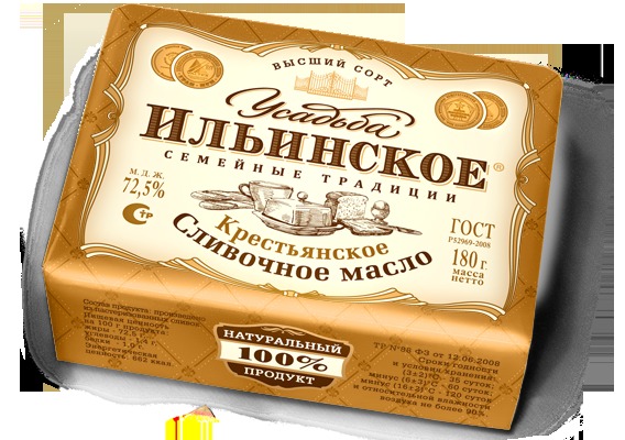 Сливочное масло Крестьянское, 72,5 %