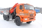Седельный тягач КАМАЗ 44108 с КМУ РК 15500А Седельный тягач КАМАЗ 44108 с КМУ РК 15500А