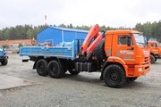 Бортовой автомобиль КАМАЗ 43118-24 с КМУ РК 15500А Бортовой автомобиль КАМАЗ 43118-24 с КМУ РК 15500А