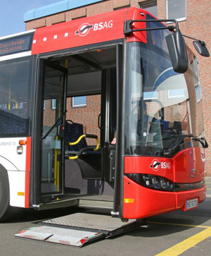 Колонный подъемник для низкопольных автобусов LB 300