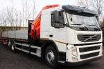 Бортовой автомобиль с краном манипулятором на шасси Volvo FM