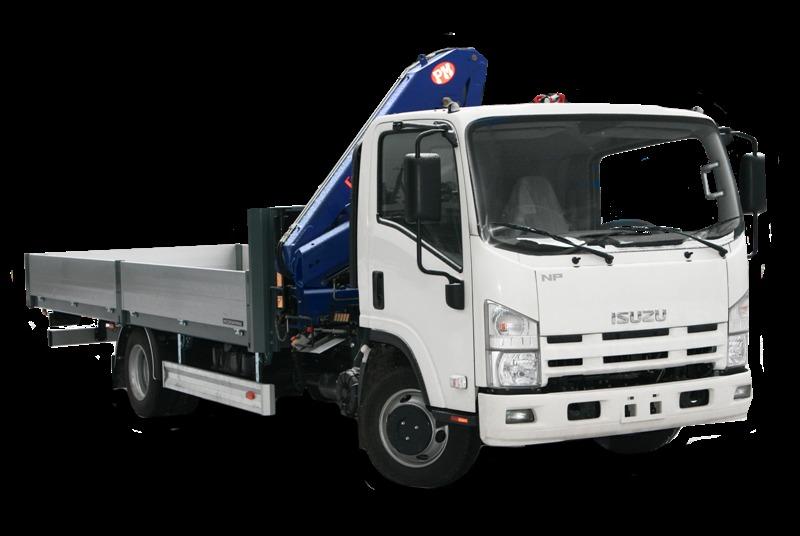 ISUZU NPR75 бортовой с КМУ ISUZU NPR75 бортовой с КМУ