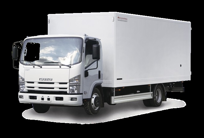 ISUZU NPR75 промтоварный фургон