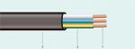 Кабель силовой на напряжение 660 В и 1000 В, в плоском исполнении ВВГ П