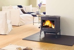 Печь дровяная Jotul F 100 BBE (цвет: сине-чёрная эмаль)