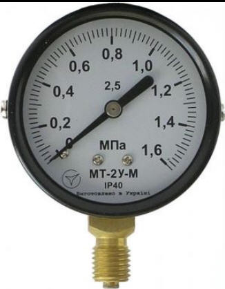 Манометр газовый МТ-2У 0-1.6 МРа-2.