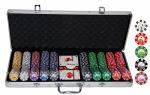 Покерный набор на 500 фишек с номиналом ГД4 - 500