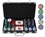 Покерный набор на 300 фишек с номиналом ГД6 - 300