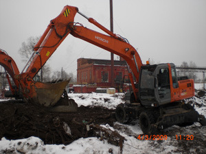 Колёсный экскаватор HITACHI ZX160W