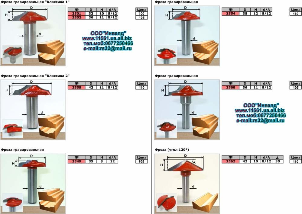 фрезы для ручного фрезера: стр 17 ( фреза гравировальная, фреза граверовальная, фреза пазовая фасонная, фреза для, фреза по дереву)