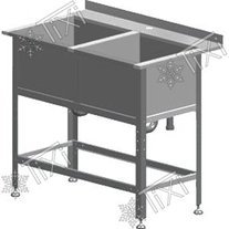Стол-мойка СМ-2-0,3-0,53/1,01