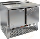 Стол холодильный  для салатов HICOLD SLE1-11GN (1/3) с нижним расположением агрегата (без крышки)