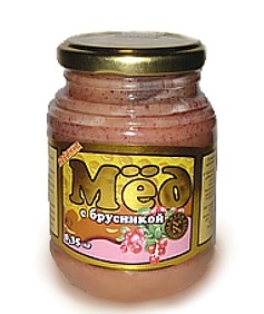 Мед с брусникой