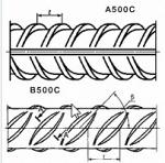 Прокат арматурный свариваемый периодического профиля классов А500С и В500С для армирования железобетонных конструкций ГОСТ 52544-2006