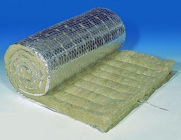 Фольгированный прошивной мат из базальтовой ваты Paroc Hvac VentMat AluCoat Фольгированный прошивной мат из базальтовой ваты Paroc Hvac VentMat AluCoat