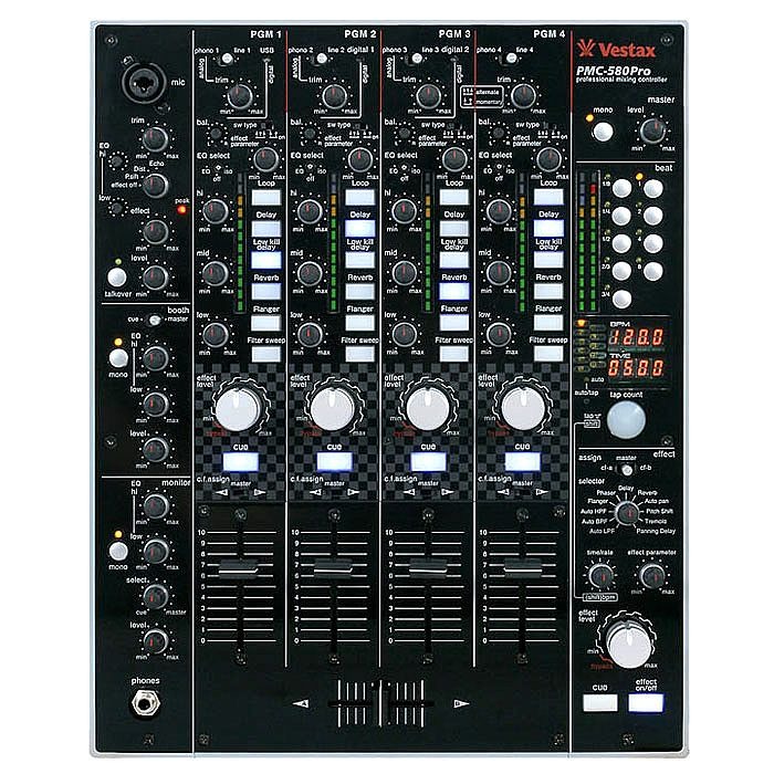 Профессиональный, цифровой 4-х канальный,DJ микшер VESTAX PMC-580 Pro Профессиональный, цифровой 4-х канальный,DJ микшер VESTAX PMC-580 Pro