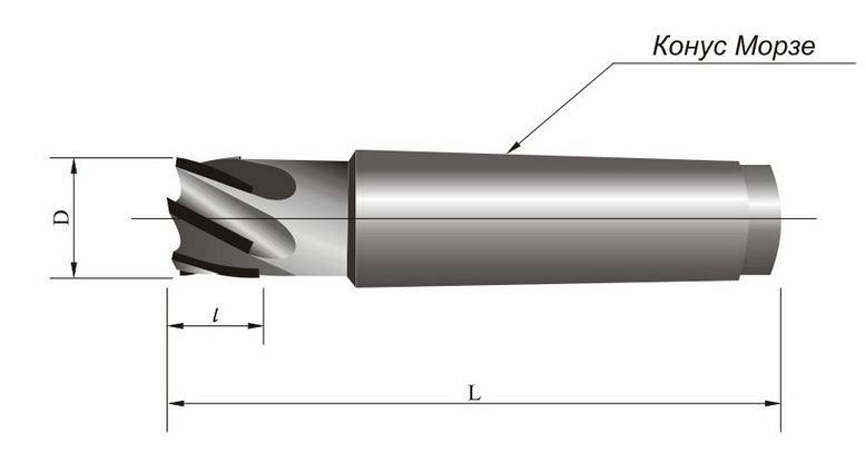 Фрезы концевые с коническим хвостовиком, оснащенные винтовыми твердосплавными пластинами по ГОСТ 20537-75 и ГОСТ 24637-81