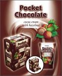 "Pocket Chjcjlate "Карманный шоколад" - шоколадный крем с лесными орехами в пластиковом nюбике"