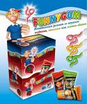 "Funny Gum - Жевательная резинка "Фанни Гам" в пласт.тюбике (клубника, зел.яблоко, апельсин)"