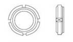 Гайка круглые шлицевые, диаметр от М 6 до М 200