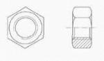 Гайка шестигранная, класс точности А и В, диаметр от М 1,6 до М 160