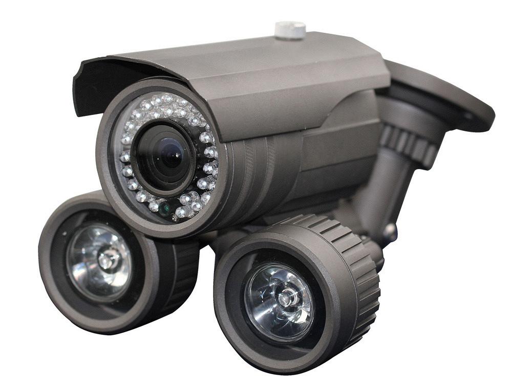 Цветная уличная видеокамера c ИК-подсветкой S876V